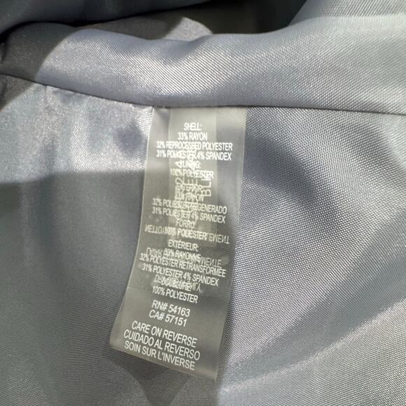 CALVIN KLEIN NWT $99 Black Single Button Blazer Size 4P - Picture 6 of 9